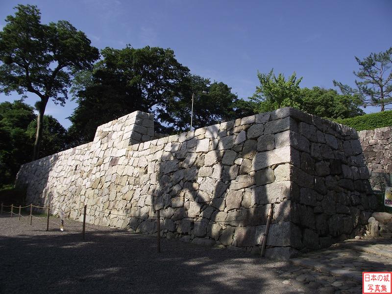 伊賀上野城 筒井城跡 筒井城跡の石垣
