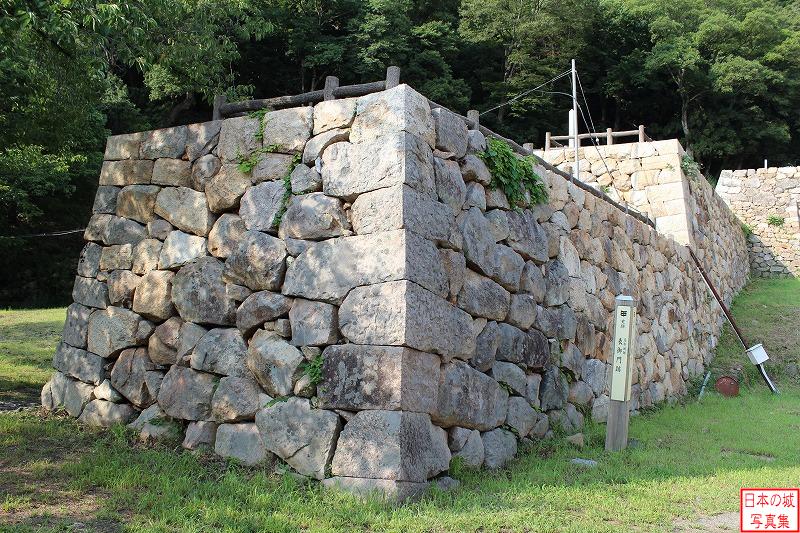 鳥取城 二の丸表御門跡 表御門跡石垣