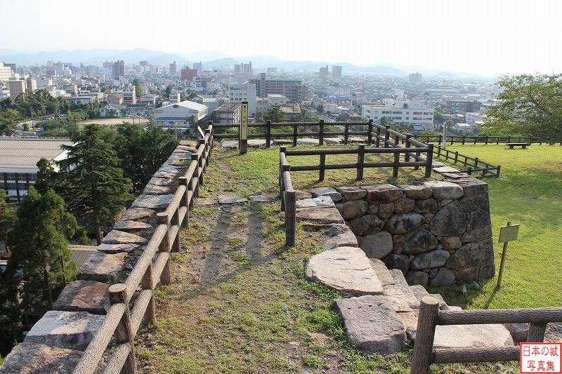 鳥取城 二の丸南側 菱櫓跡