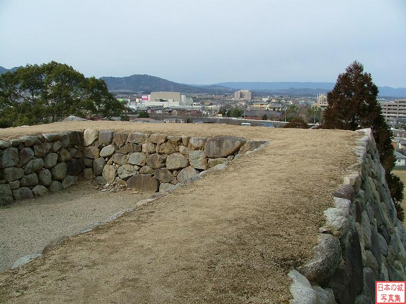 Matsusaka Castle The ruins of the corner turret and Kaneno turret