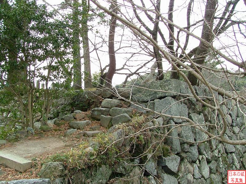松坂城 二の丸 二の丸の裏門を守る櫓跡