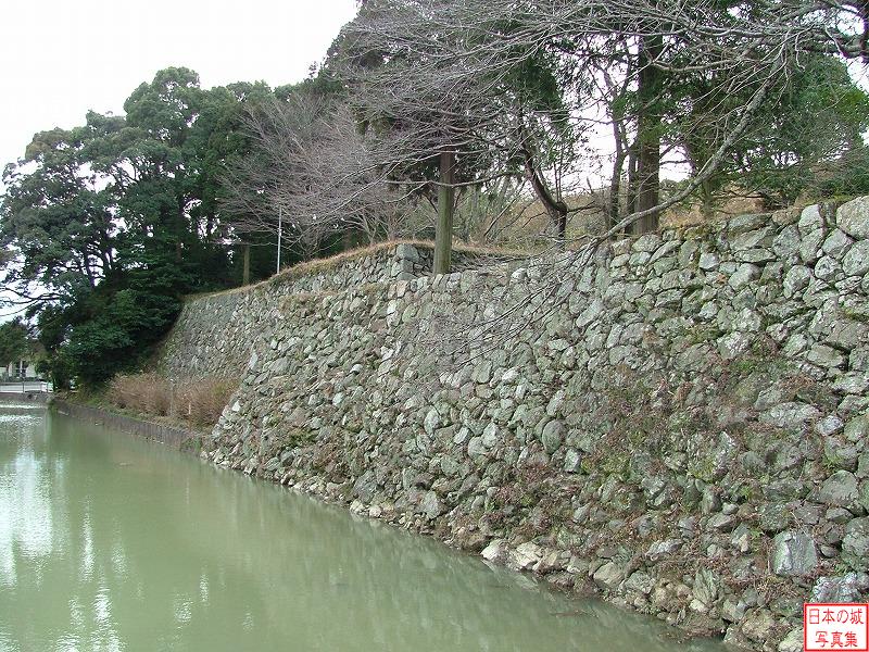 田丸城 大手門 三の丸を囲む水堀