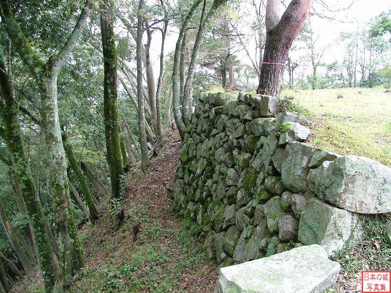 津和野城 出丸 出丸の石垣