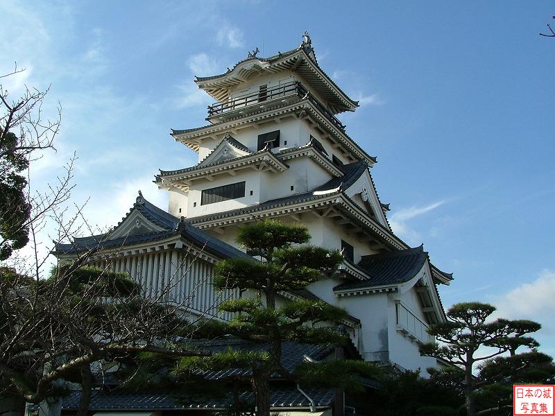 今治城 天守 天守。昭和55年に建てられたもの。