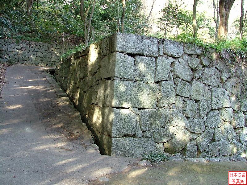 松山城 二の丸奥 二の丸から本丸への登城路