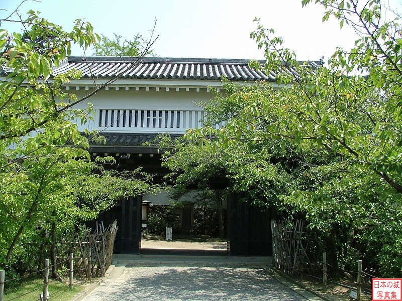 岸和田城 本丸櫓門 本丸正面入口の櫓門