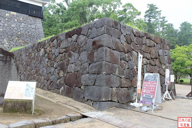 Matsue Castle The ruins of Main gate