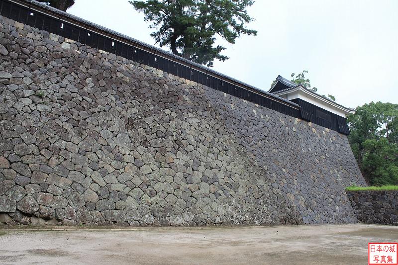 松江城 太鼓櫓 馬溜跡から見る太鼓櫓