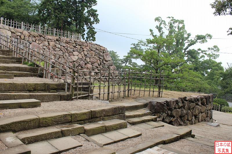 Matsue Castle The ruins of Ni-no-mon gate