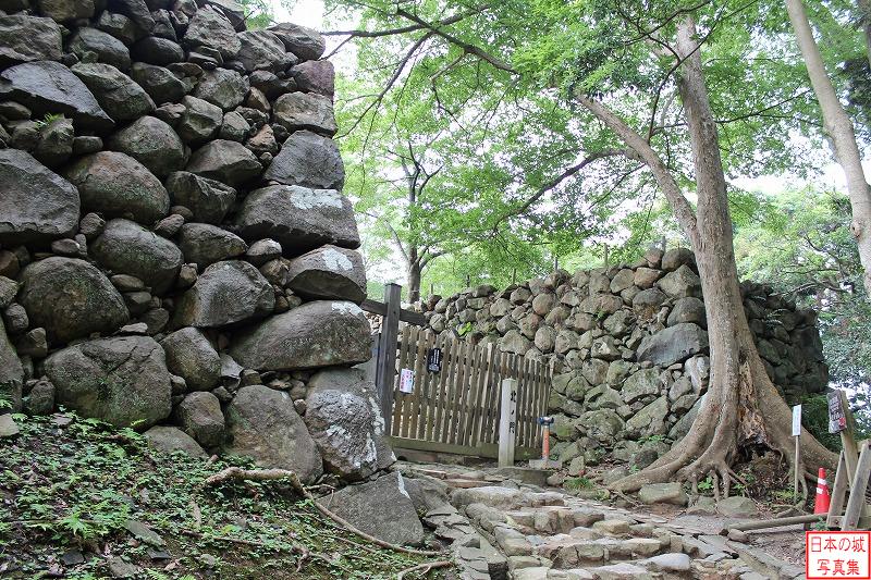 Matsue Castle The ruins of Kita-no-mon gate