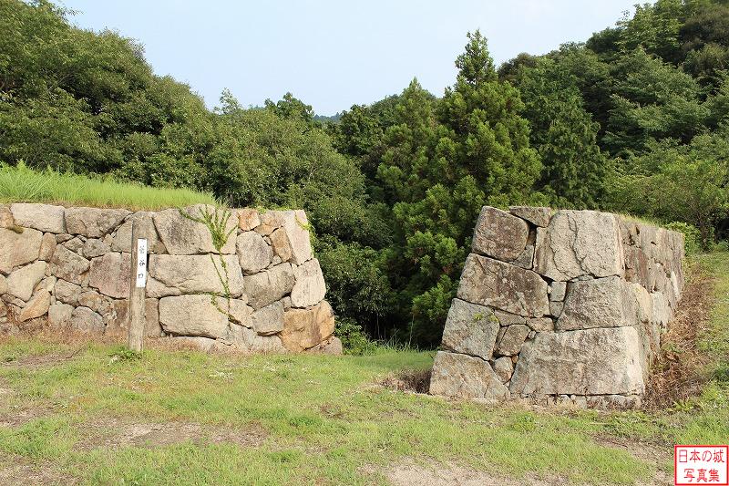 Gassan Toda Castle Sanchu palace (The ruins of Sugatani-guchi)