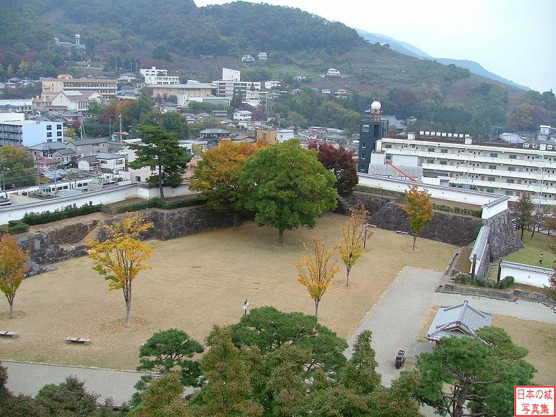 Kofu Castle Inari enclosure