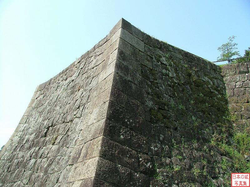 和歌山城 表坂 表坂途中で見る石垣