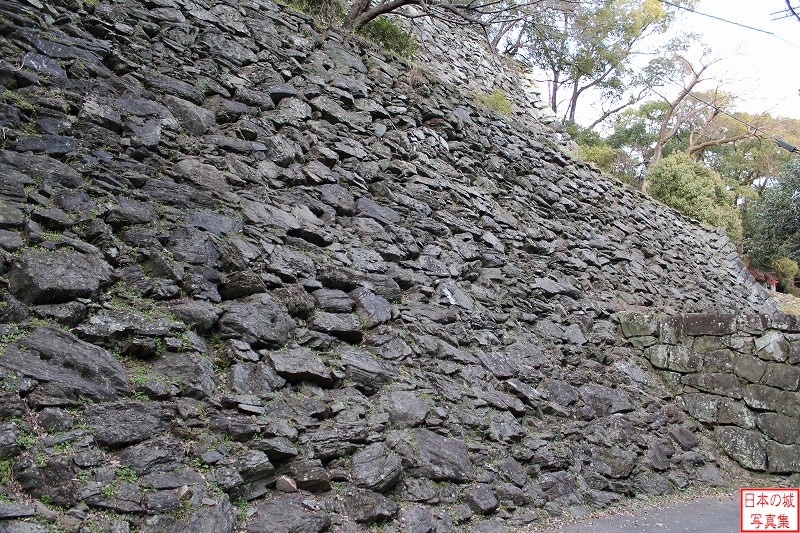 和歌山城 南の丸 石垣