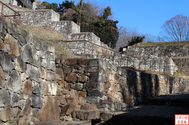Kanayama Castle North of entrance enclosure