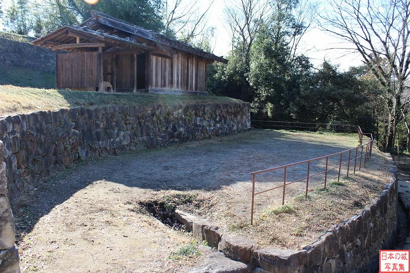 Kanayama Castle South of entrance enclosure
