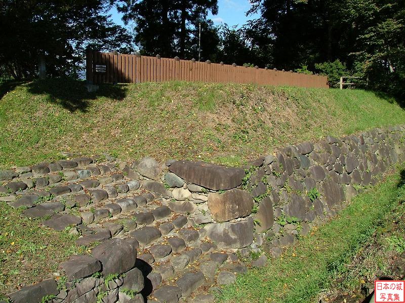 Numata Castle Stone wall of base of West turret