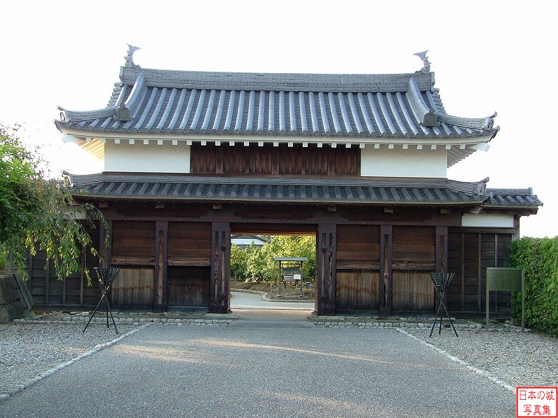 Nishio Castle Chuujyaku gate