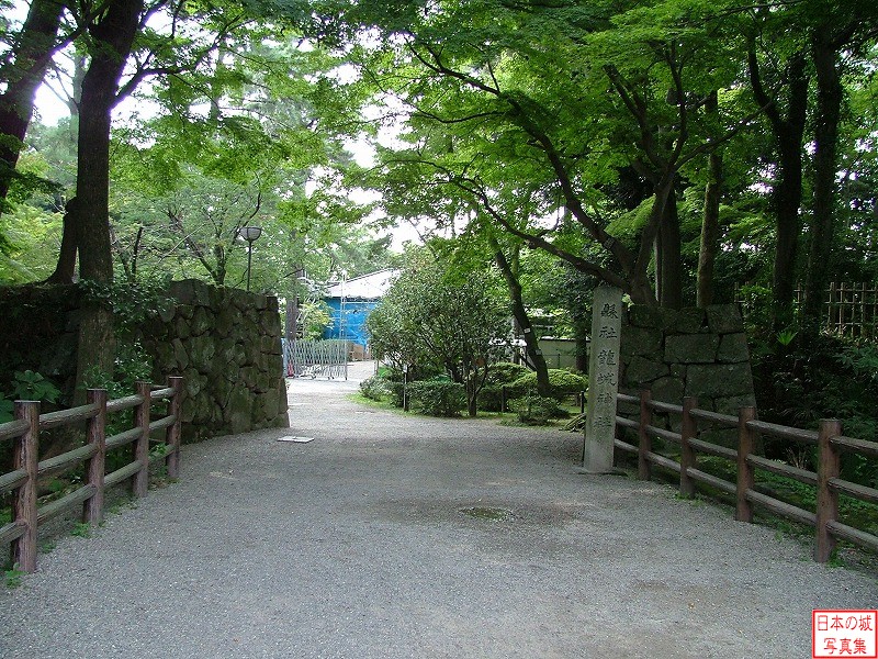 岡崎城 二の丸 二の丸から三の丸に架けられている橋