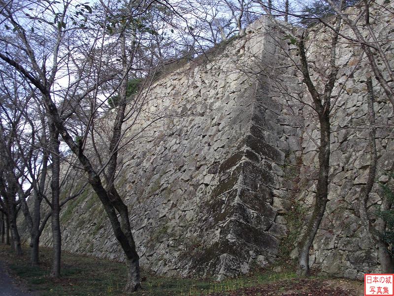津山城 搦手 二の丸石垣