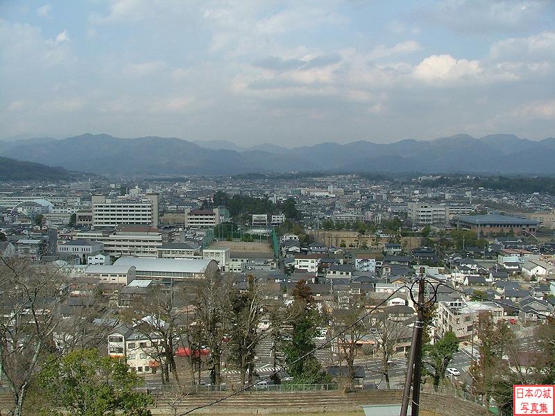 津山城 本丸 城からの眺め