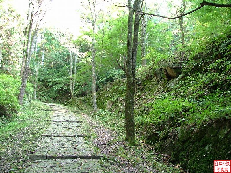 Iwamura Castle The ruins of Ichinomon gate