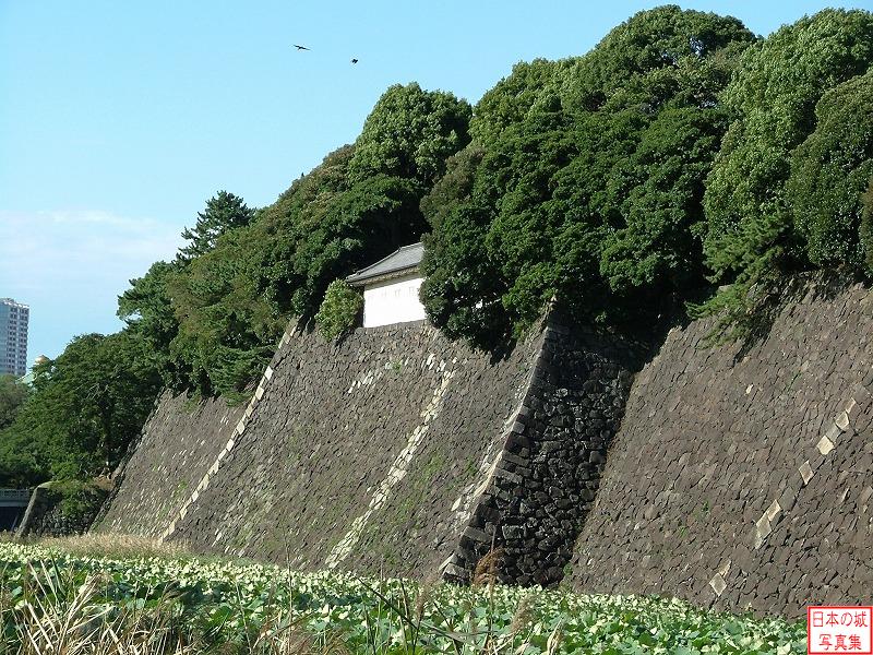 Edo Castle Fujimi tamon turret and Hasuike moat