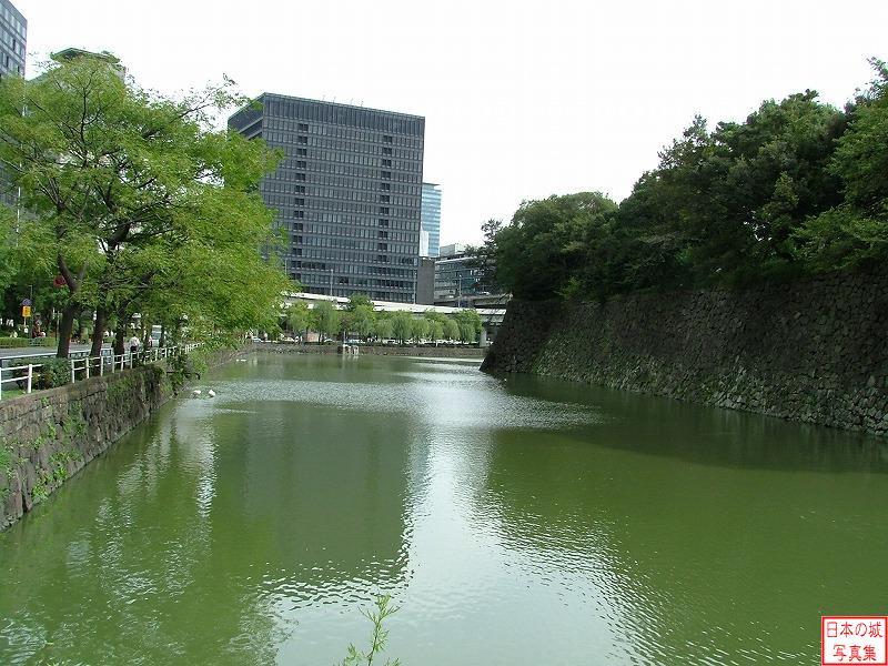 江戸城 清水門 清水門付近から見る清水濠