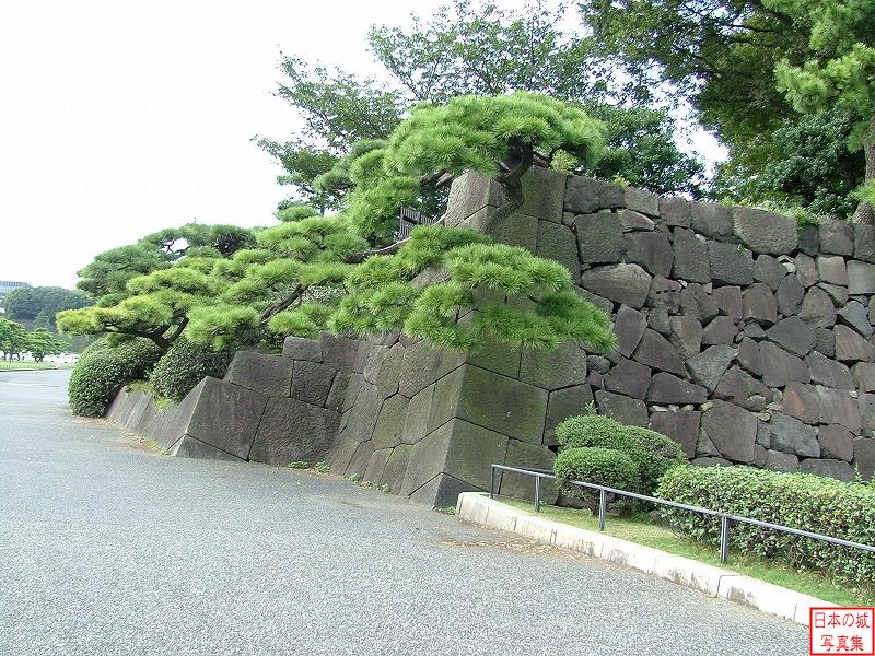 江戸城 馬場先門跡 馬場先門跡石垣