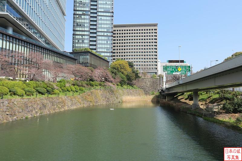 江戸城 赤坂見附 弁慶橋から赤坂見附方向を見る