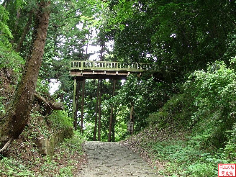 Takiyama Castle Hikihashi bridge