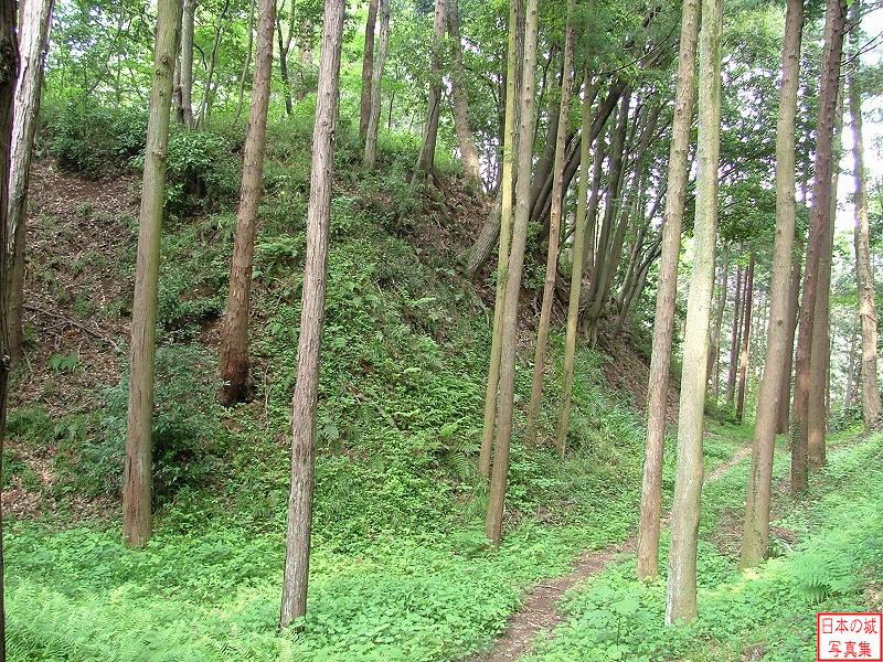 Takiyama Castle Nakanomaru enclosure and second enclosure