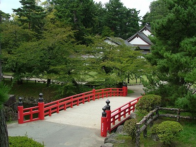 弘前城 本丸から北の郭に渡る鷹丘橋