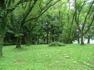 岩出山城 二の丸のようす