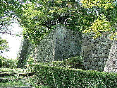 白河小峰城 桜門跡の石垣