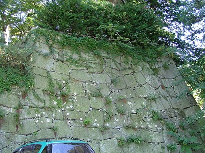 盛岡城 桜山神社近くの石垣