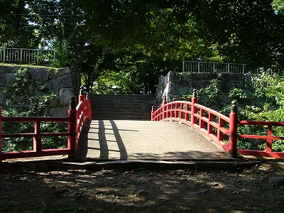 盛岡城 二の丸と本丸を結ぶ橋