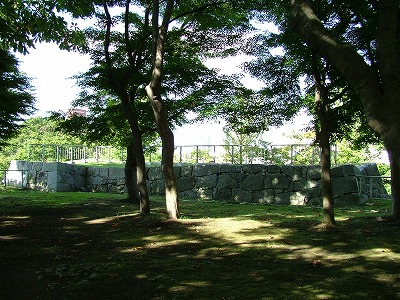 盛岡城 本丸のようす