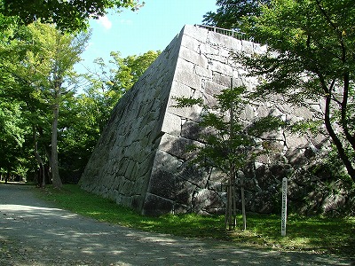 盛岡城 本丸石垣