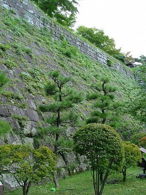 盛岡城 二の丸高石垣