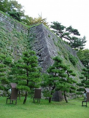 盛岡城 二の丸高石垣