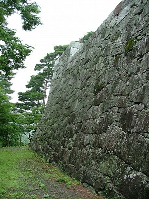 二本松城 西櫓台付近