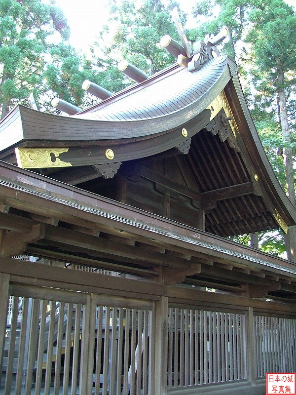 盛岡城 桜山神社と烏帽子岩 桜山神社