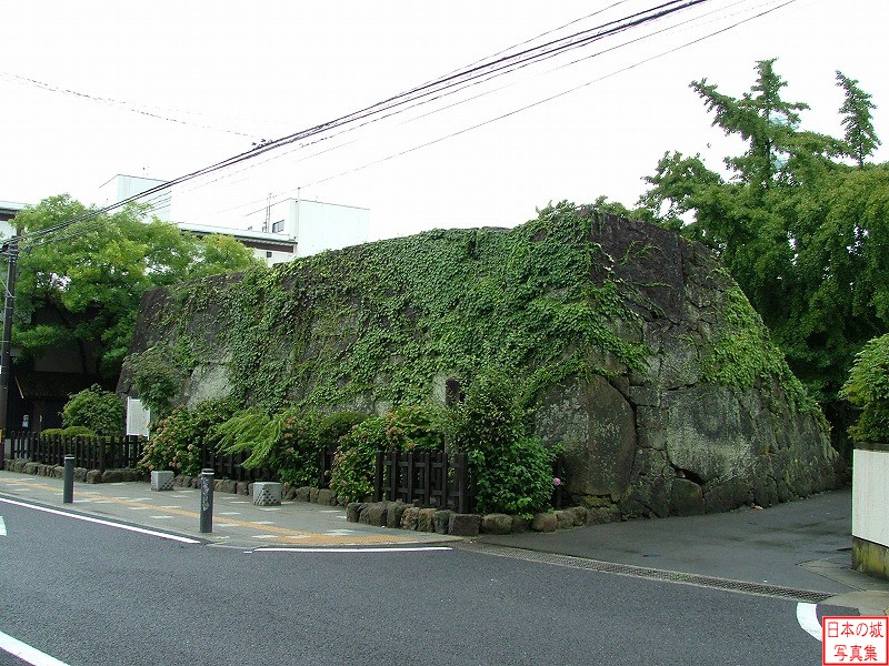 Aizu Wakamatsu Castle The ruins of Kouga-machi-guchi Kuruwa gate