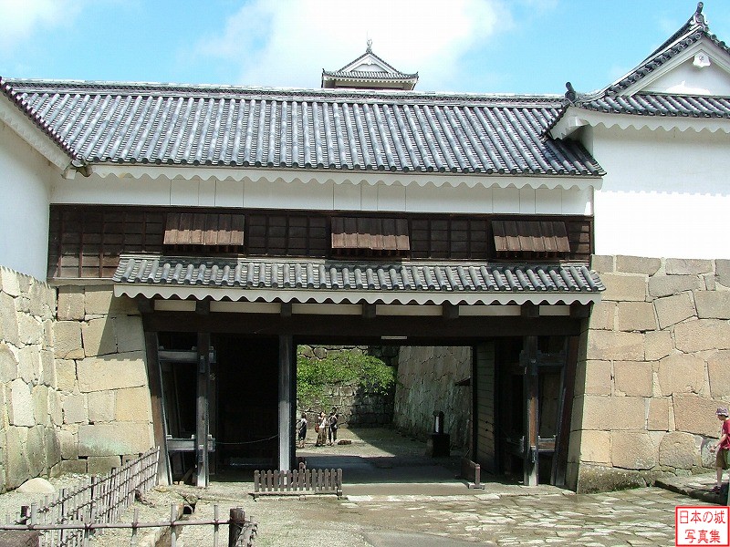 Aizu Wakamatsu Castle Kurogane gate