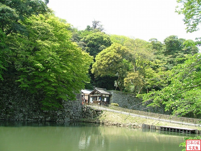Hikone Castle The ruins of Kuro gate