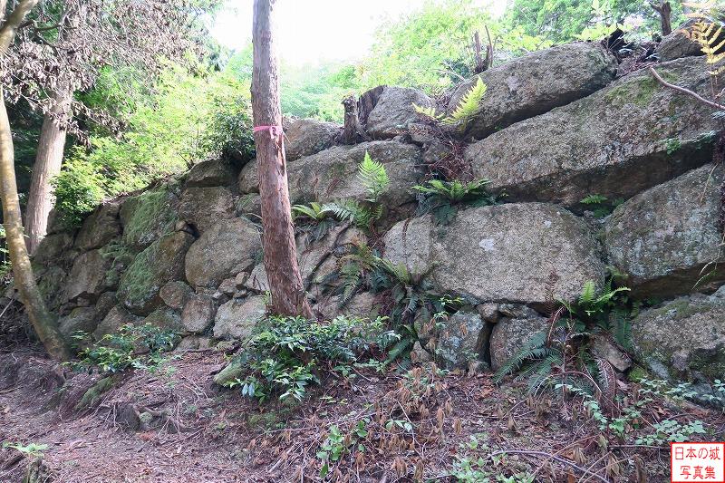 Kozutsumi Shiroyama castle Enclosure in the north of the trench
