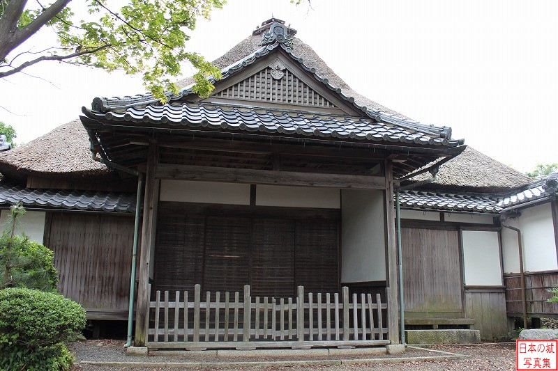 福田寺書院。浅井御殿と呼ばれ、小谷城から移築されたものと伝わる。