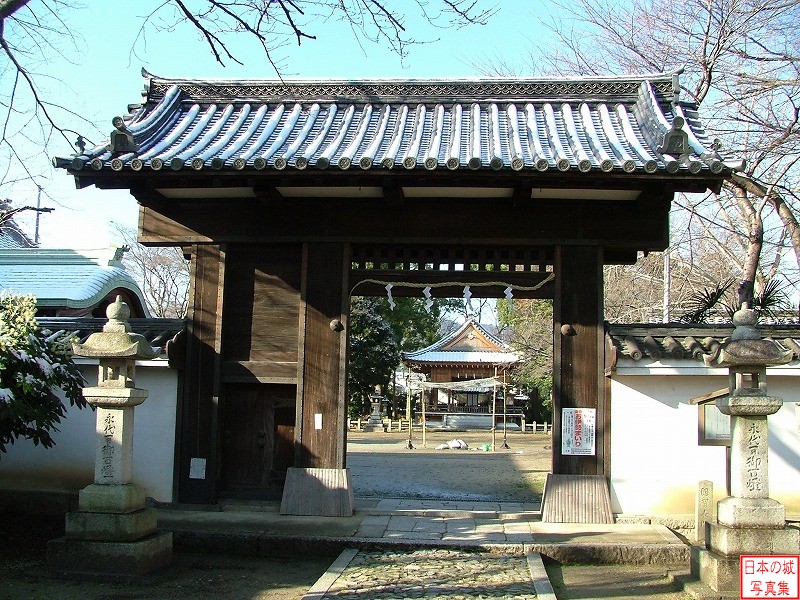Zeze Castle Relocated gate (Main gate of Zeze Shrine)