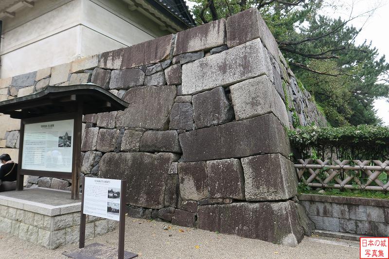 名古屋城 正門 正門の乗る石垣